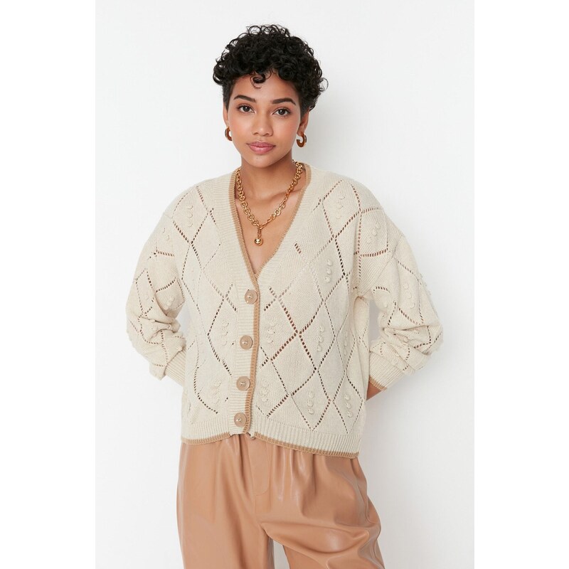 Dámský cardigan Trendyol Openwork