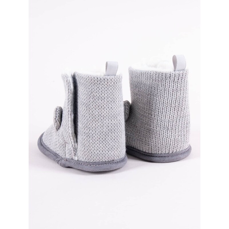 Dětské zimní boty Yoclub Yoclub_Velcro_Strappy_Boys'_Boots_OBO-0196C-6600_Grey