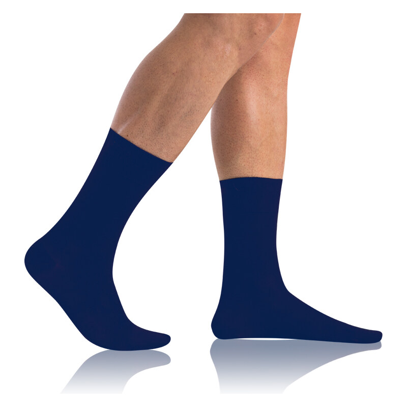 Tmavě modré pánské ponožky Bellinda BAMBUS COMFORT SOCKS