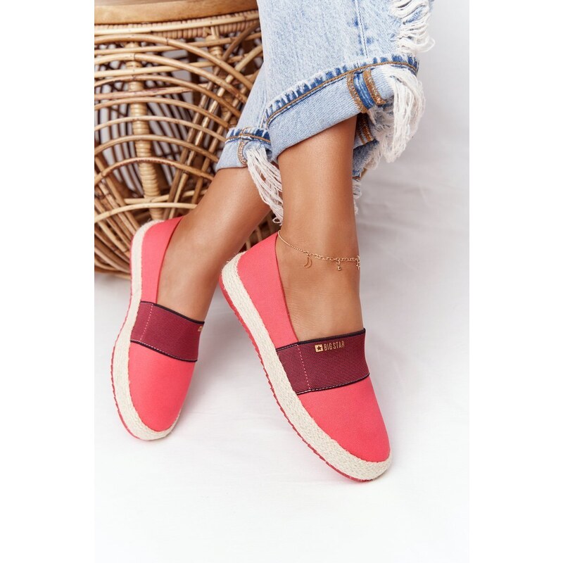 BIG STAR SHOES Espadrilles On A Braided Sole Big Star Red