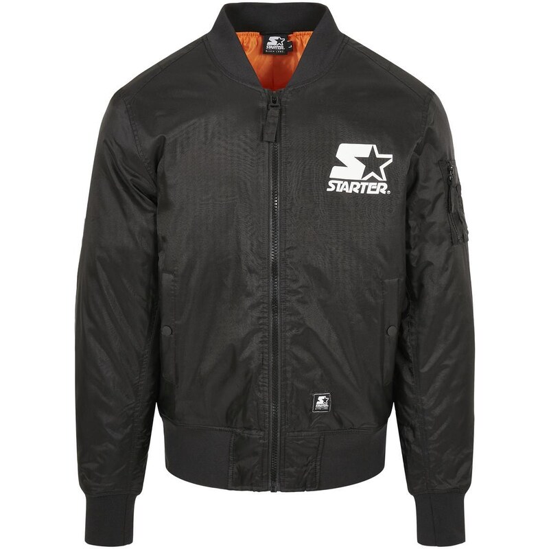 Starter Black Label Bunda Starter The Classic Logo Bomber Jacket černá