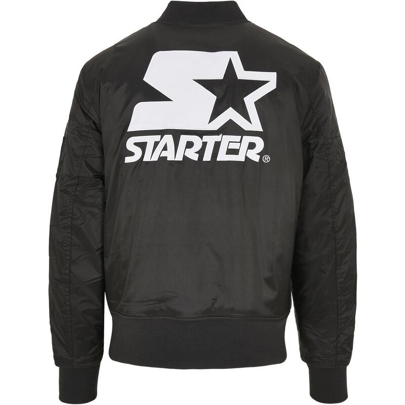 Starter Black Label Bunda Starter The Classic Logo Bomber Jacket černá