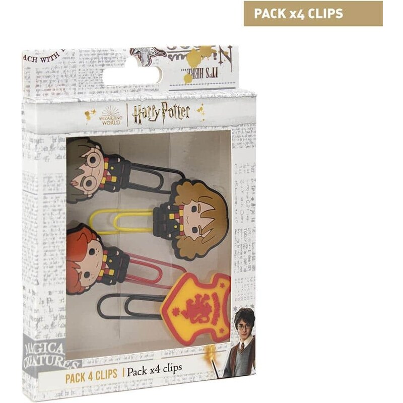 CLIPS PACK X4 HARRY POTTER