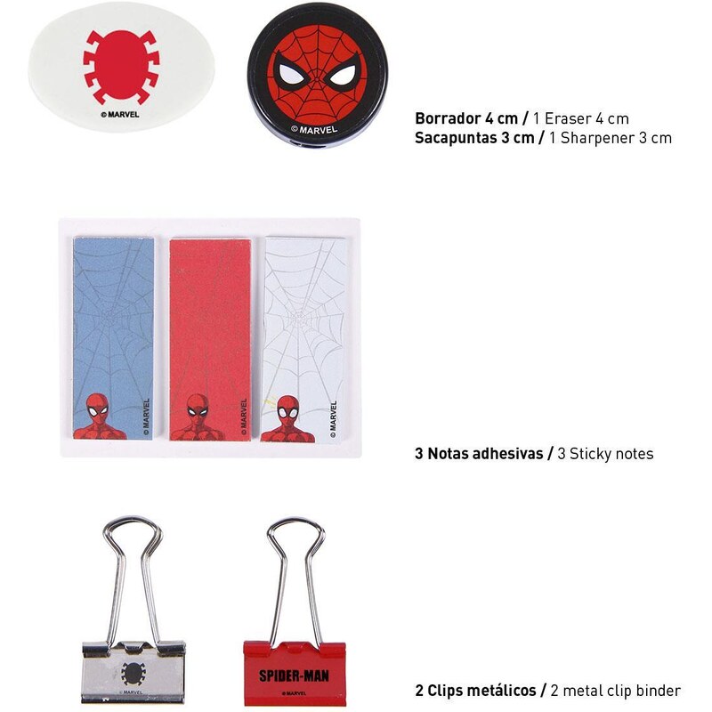 STATIONERY SET SCHOOL SPIDERMAN