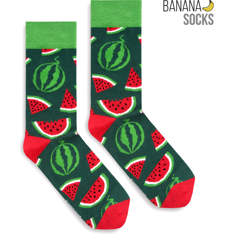 Banana Socks Unisex's Socks Classic Watermelons