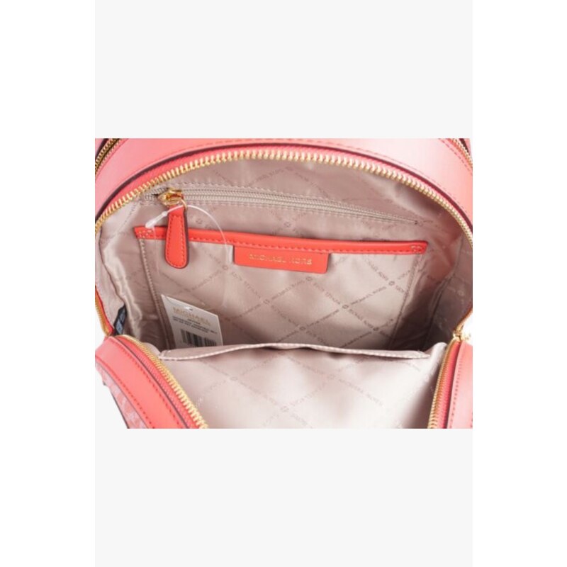 Michael Kors JAYCEE MD backpack monogram grapefruit dámský batoh