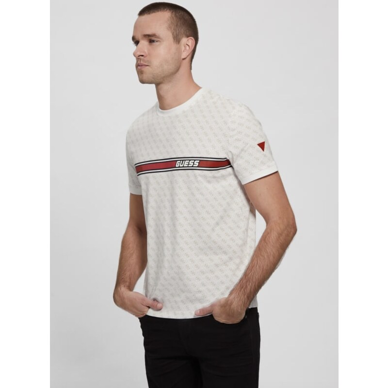 Guess jamey t-shirt 4G AOP PURE WHITE