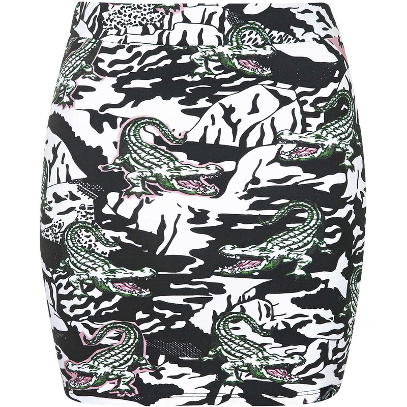 Topshop **Snappy Mini Skirt by Illustrated People
