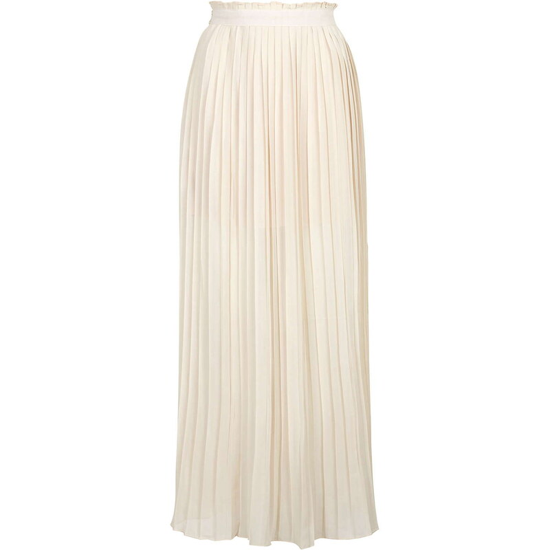 Topshop **Pleated Chiffon Skirt by Goldie