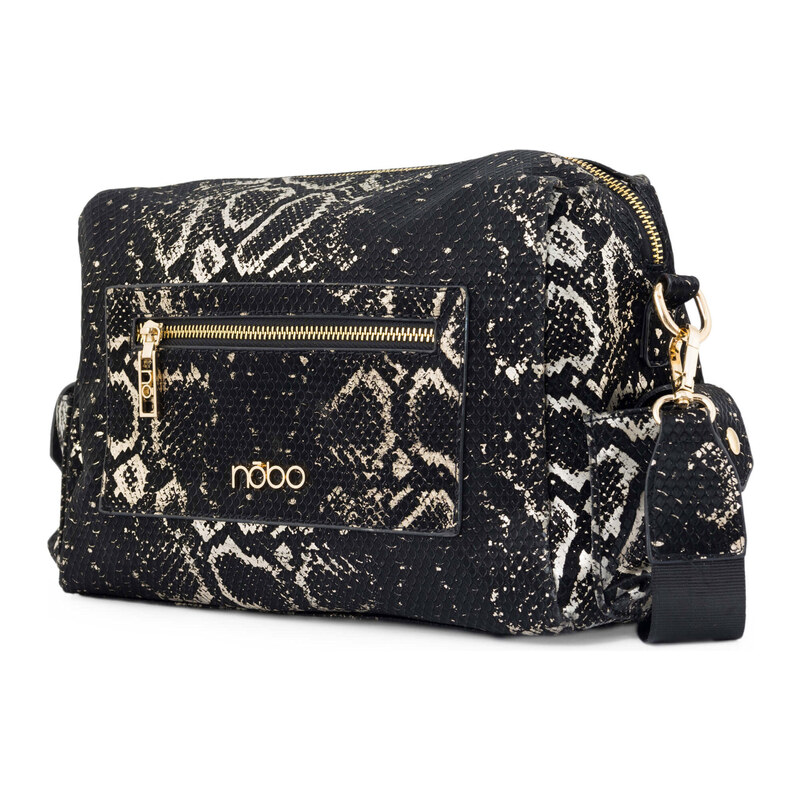 Kesi NOBO Satin Pattern Messenger Bag N1330-CM23 Black-Gold