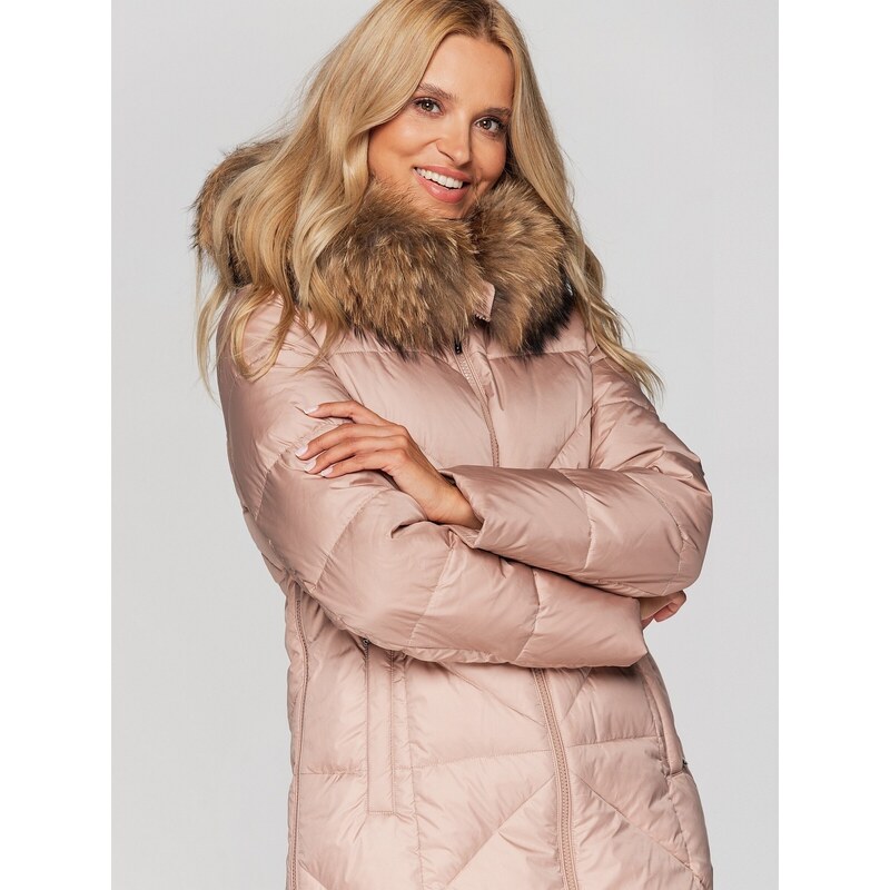 Dámská bunda PERSO PERSO_Coat_BLH211018FX_Pink