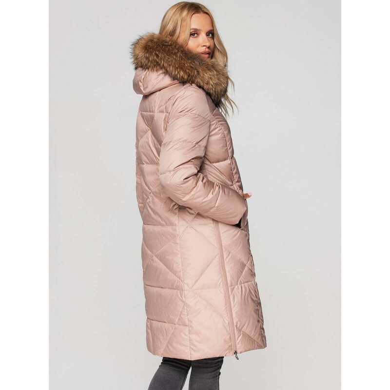 Dámská bunda PERSO PERSO_Coat_BLH211018FX_Pink