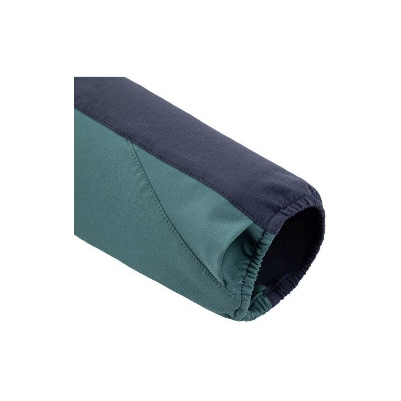 Pánská softshellová běžecká bunda Kilpi BALANS-M tmavě zelená