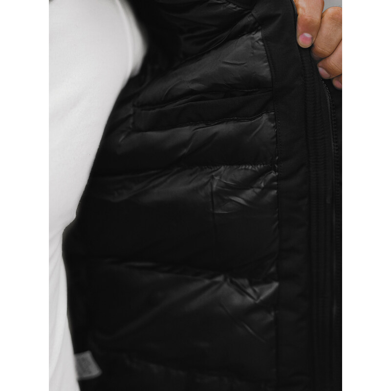 Pánská zimní bunda Černá OZONEE JS/M2019/392