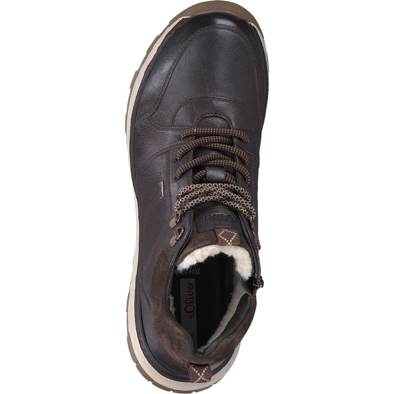 s.Oliver pánské kotníkové boty 5-16214 dark brown