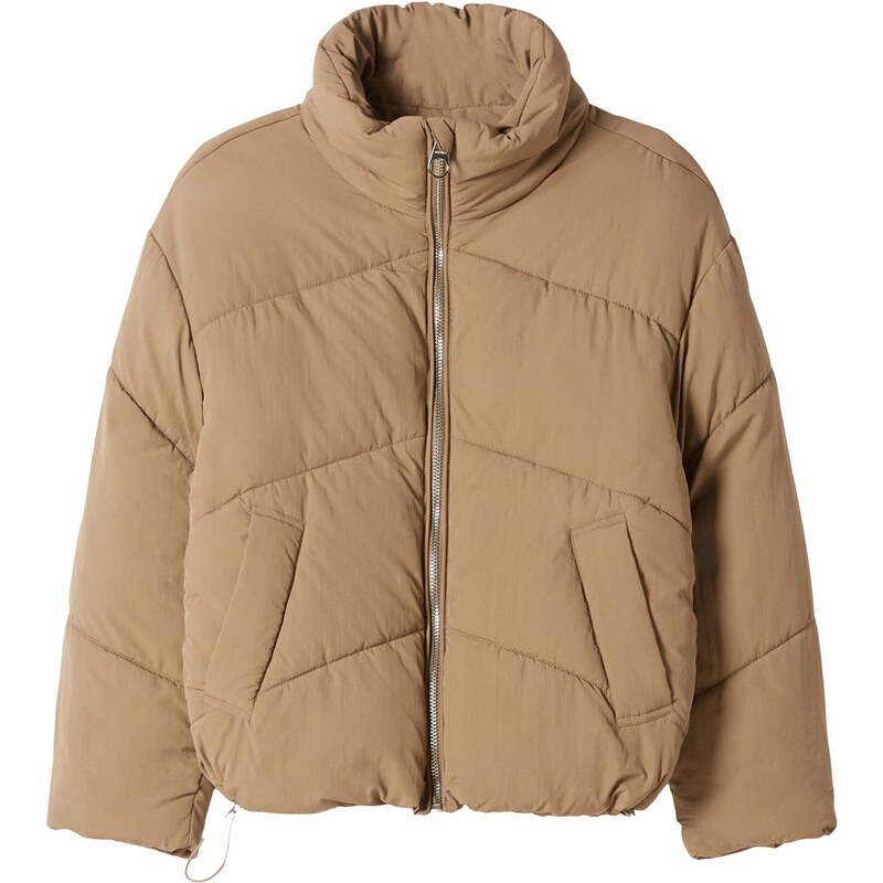Bershka Přechodná bunda velbloudí
