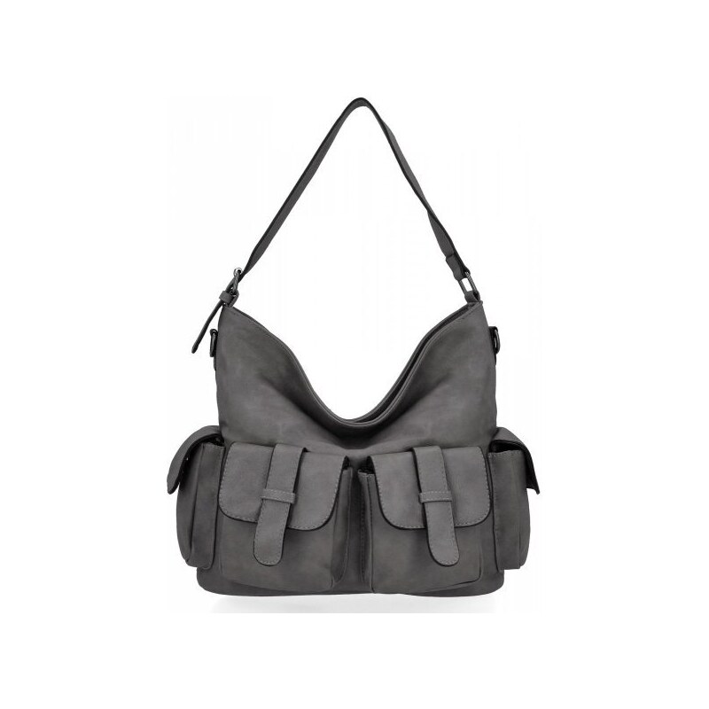 Dámská kabelka shopper bag Hernan šedá HB0395