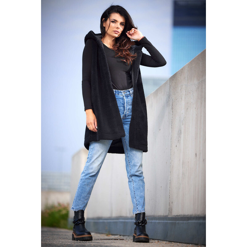 Awama Womans Vest A535 Black