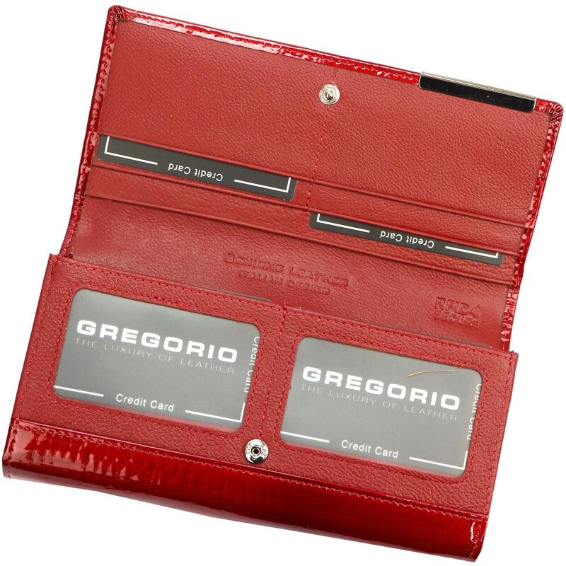 Dámská kožená peněženka Gregorio BC-122 červená