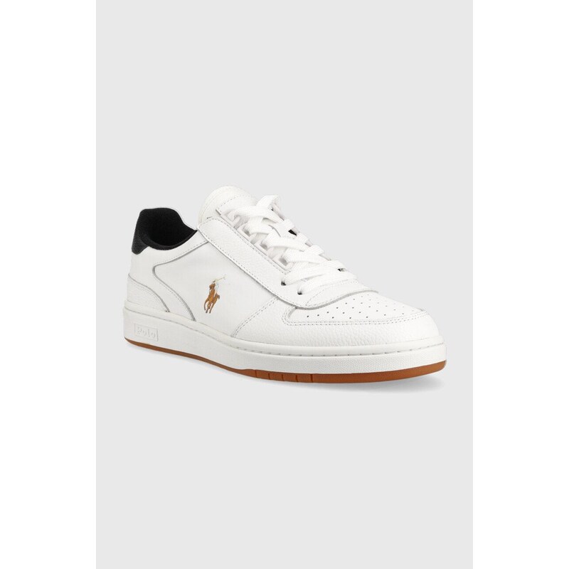 Sneakers boty Polo Ralph Lauren POLO CRT PP bílá barva, 809892278001