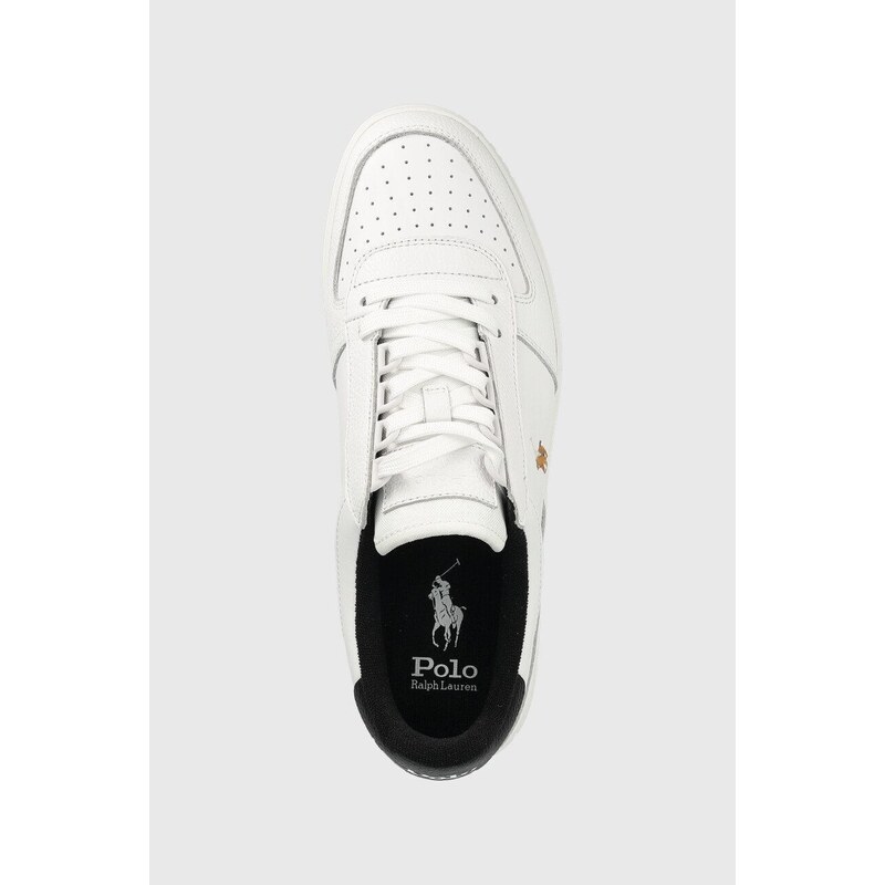 Sneakers boty Polo Ralph Lauren POLO CRT PP bílá barva, 809892278001