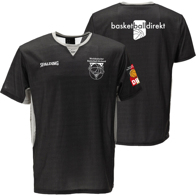 Dres Spalding Offizielles WBV Referee T-shirt 40222001-blackgrey-xl