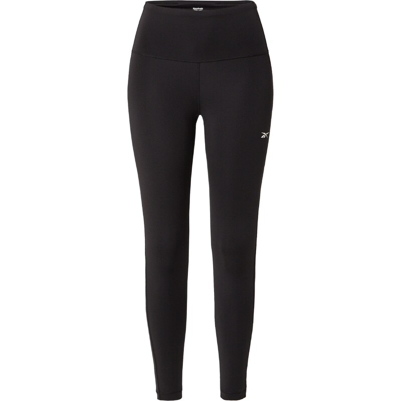 Reebok Sportovní kalhoty Lux Perform černá / bílá