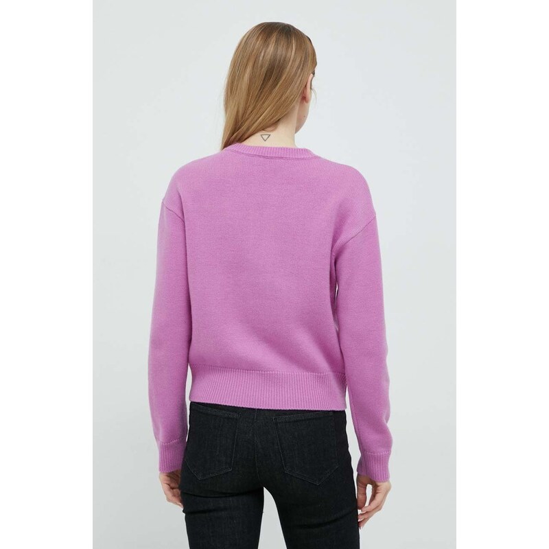Vlněný svetr Pinko dámský, fialová barva, 100414.Y7Z4