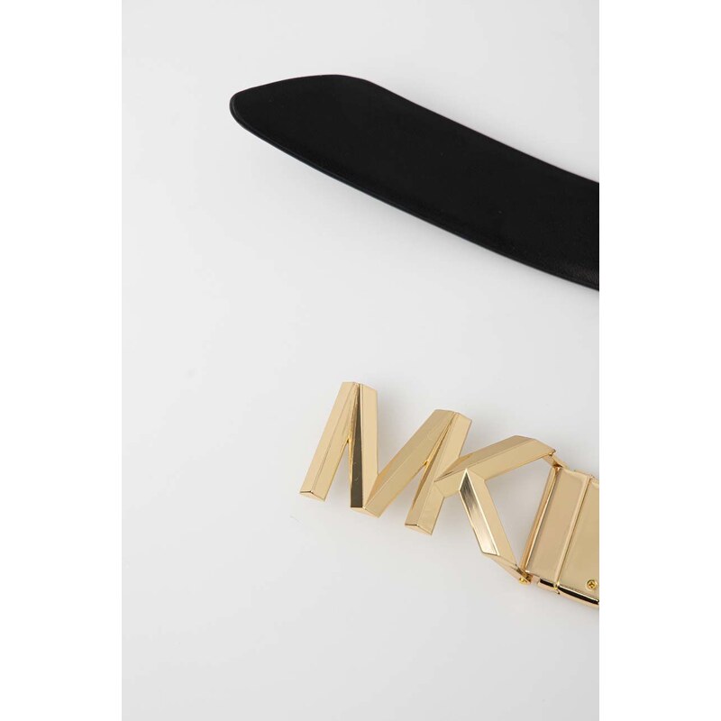 Oboustranný kožený pásek MICHAEL Michael Kors dámský, černá barva