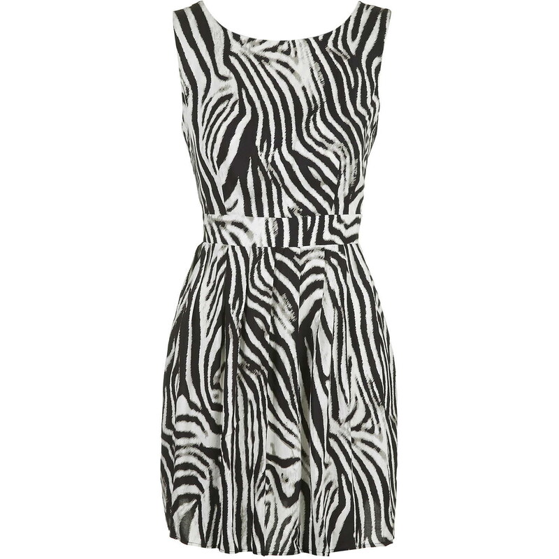 Topshop **Zebra Print Dress by Goldie