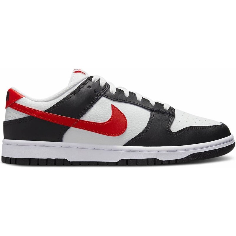 Nike Dunk Low Black White Red