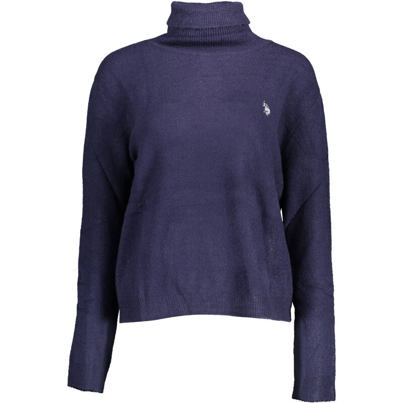 US Polo Assn Dámský modrý rolákový svetr