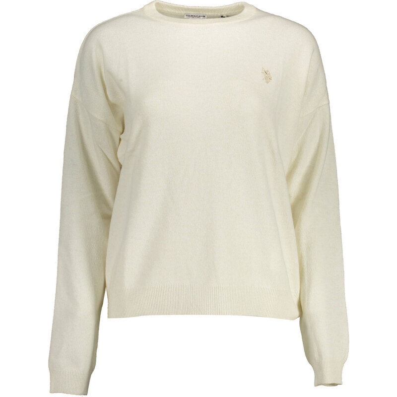 US Polo Assn Bílý dámský svetr US Polo