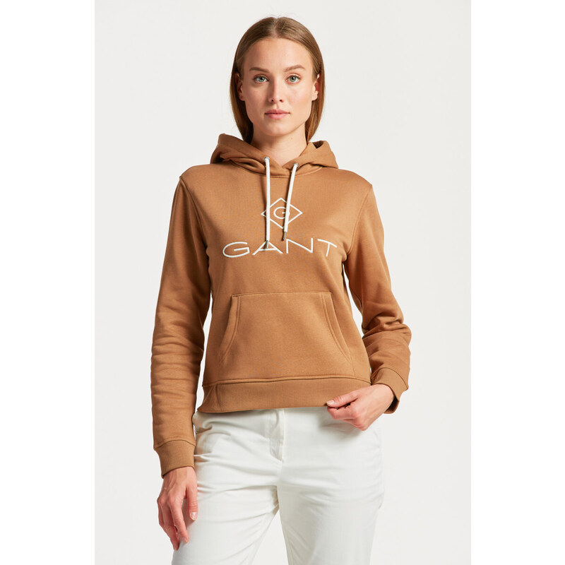 MIKINA GANT LOCK UP SWEAT HOODIE hnědá XXL