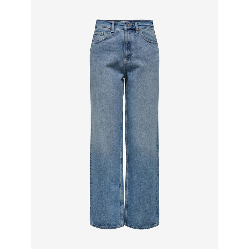 Modré dámské široké džíny ONLY Dean - Dámské