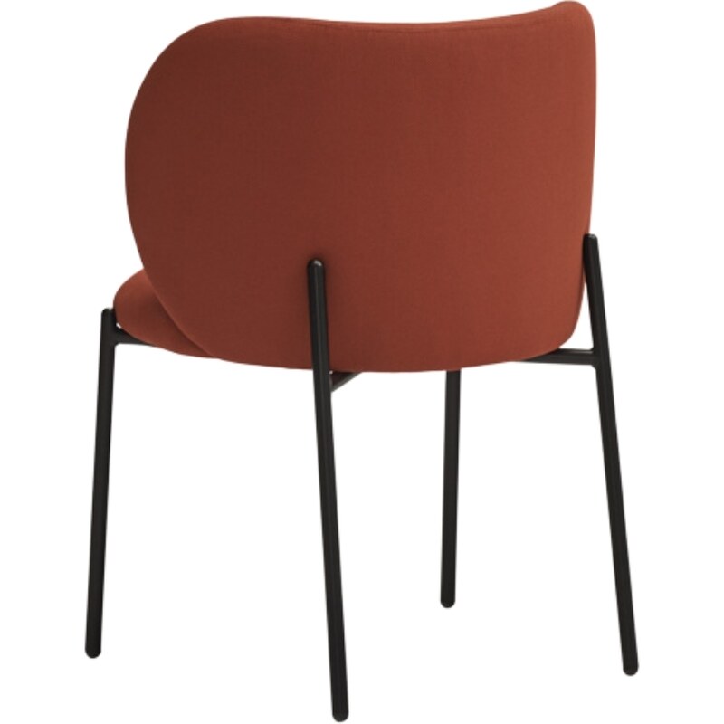 Červená látková jídelní židle Teulat Mogi
