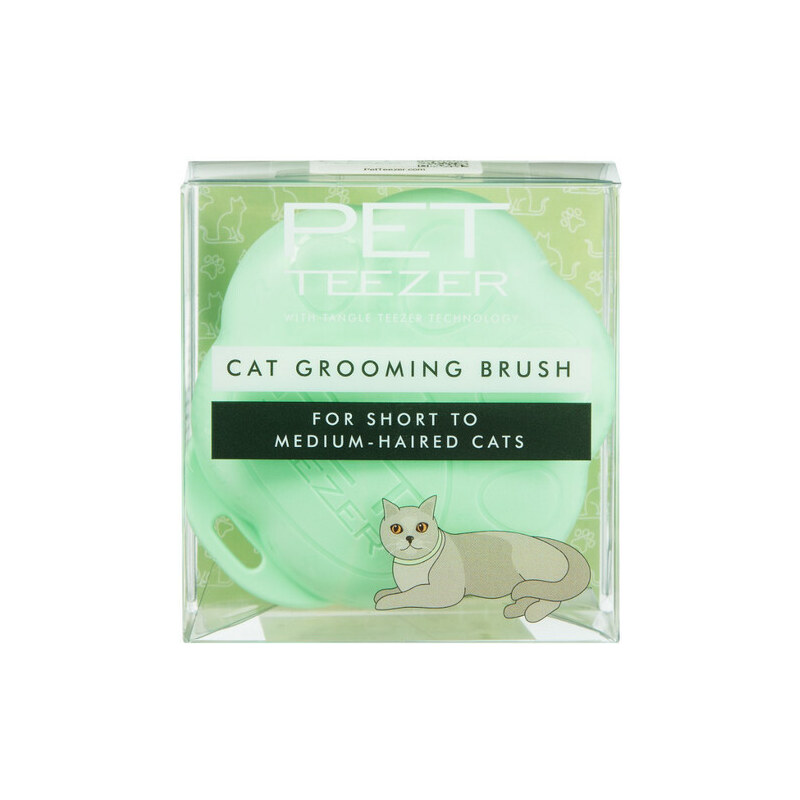 Tangle Teezer Pet Teezer Cat Grooming Brush Green