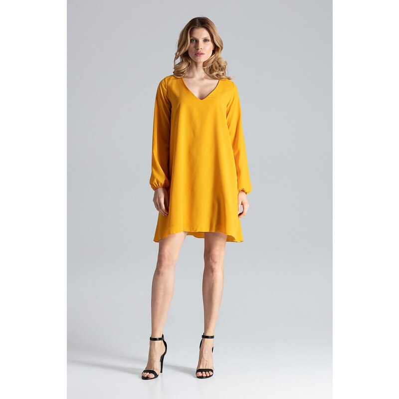 FIGL Žluté oversize šaty Žlutá 84022317