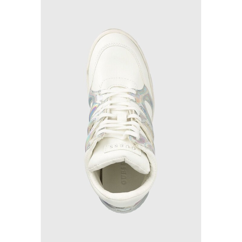 Sneakers boty Guess Lisa bílá barva, FL5LIS SMA12 WHITE