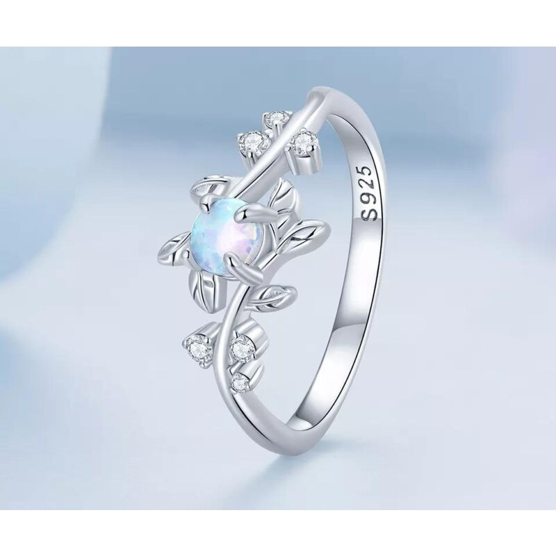 OLIVIE Stříbrný prsten ZASNĚŽENÁ KRAJINA 7201