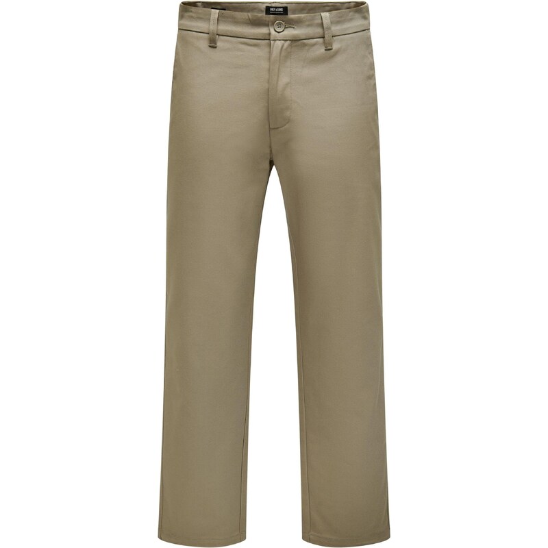 Only & Sons Chino kalhoty Edge tmavě béžová