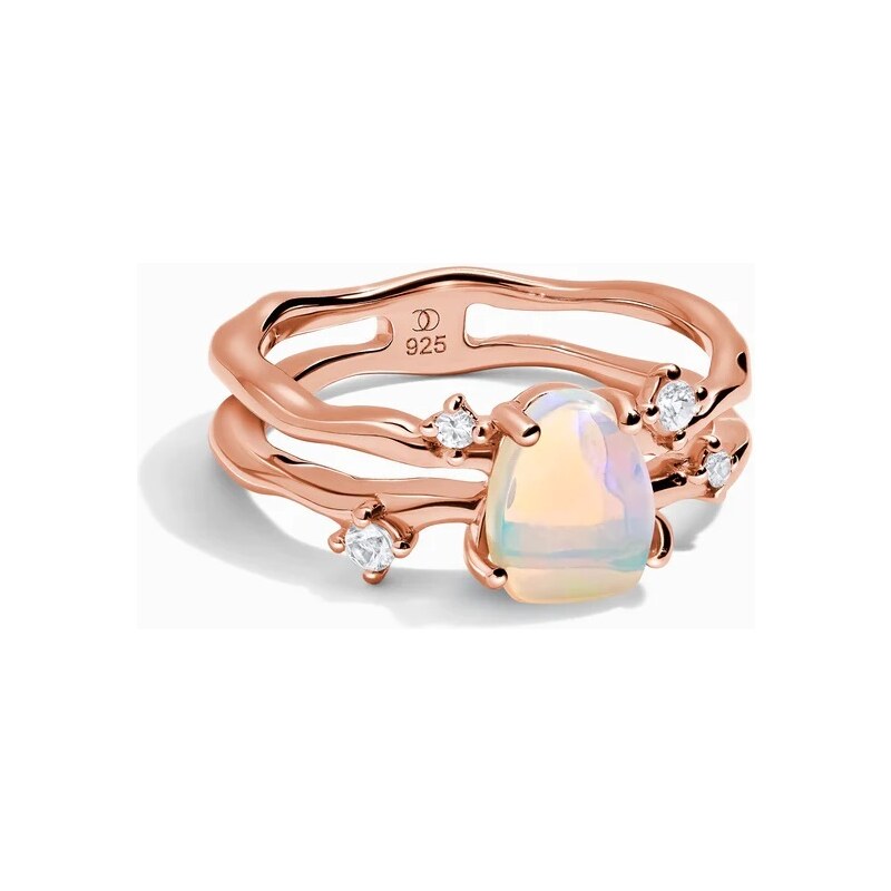 ELENYS Royal Fashion prsten 18k zlato Vermeil GU-DR24616R