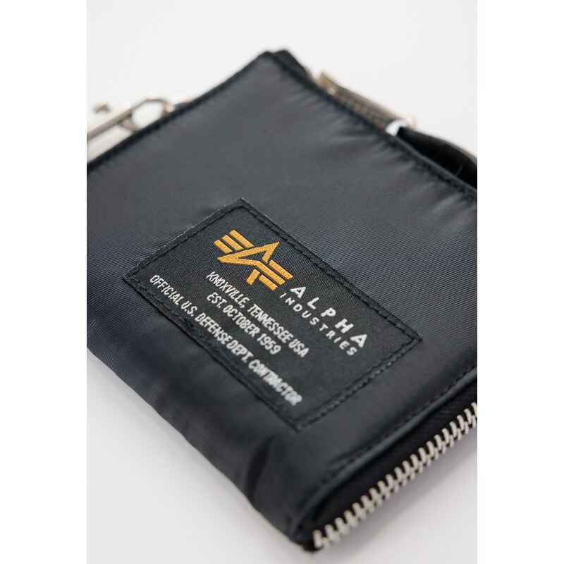 Alpha Industries Peněženka Label Wallet black 66858199