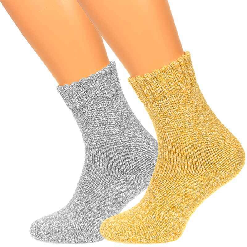 TifanTEX Dámské vlněné ponožky Alpaca 3páry Mix Barva
