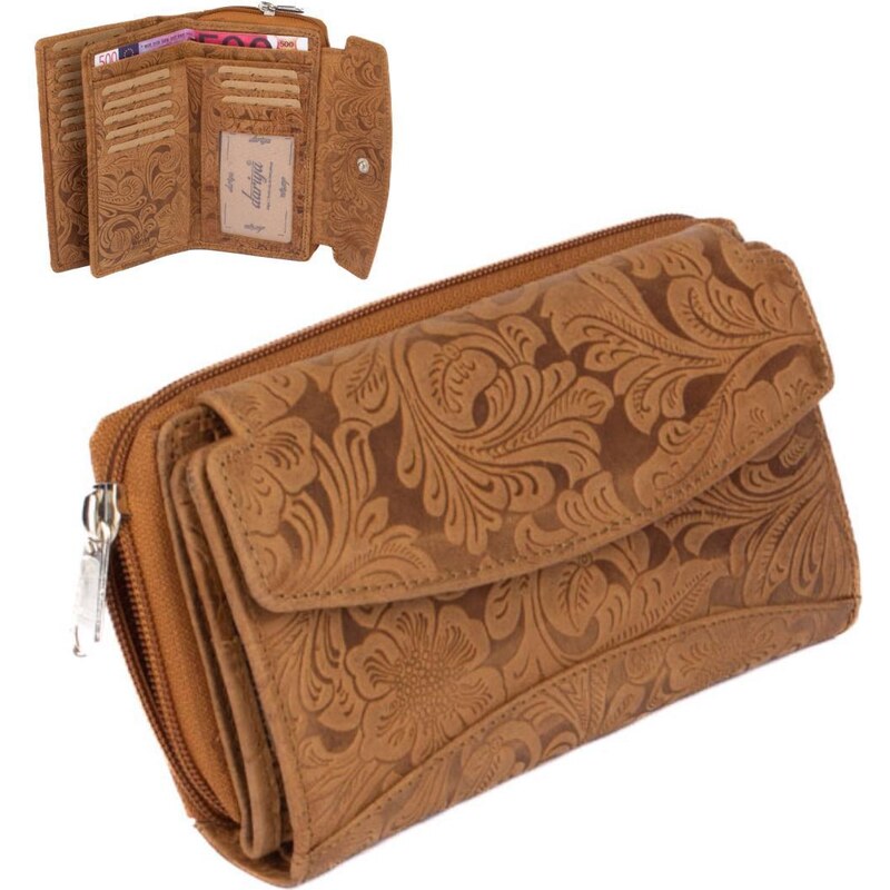 Dariya bags Luxusní dámská kožená peněženka
