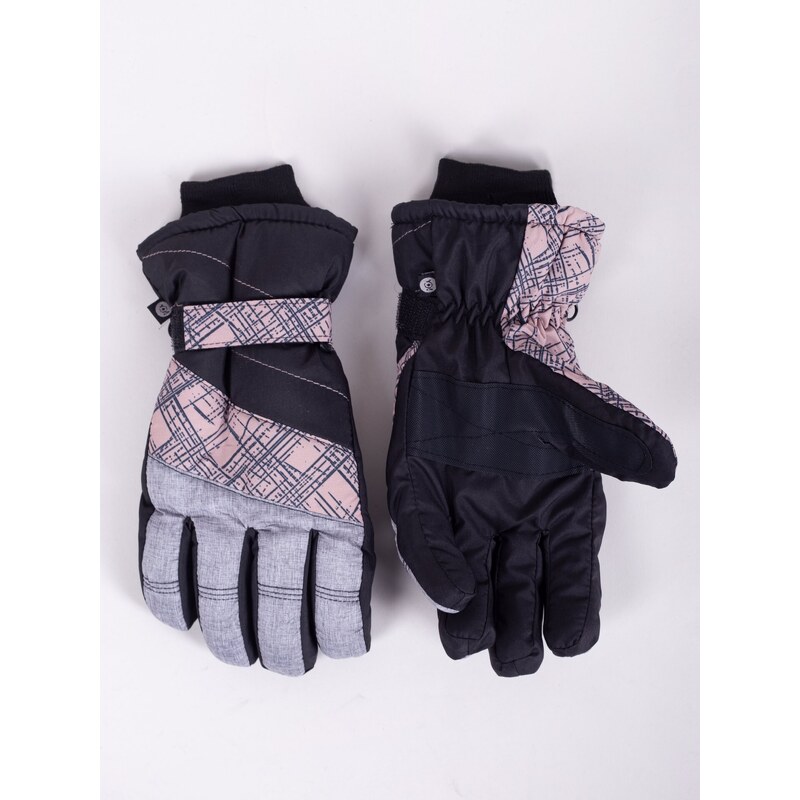 Yoclub Pánské zimní lyžařské rukavice REN-0263F-A150 Multicolour