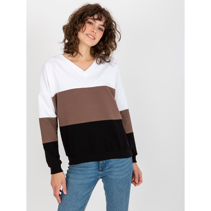 RUE PARIS Sweatshirt-RV-BL-8328.72-white-black