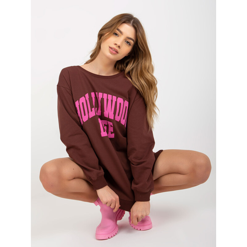 Vikki Sweatshirt-VI-BL-3102.01P-brown-pink