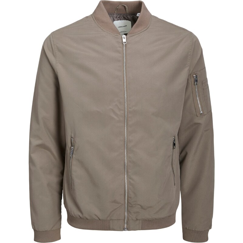 JACK & JONES Přechodná bunda Rush hnědá