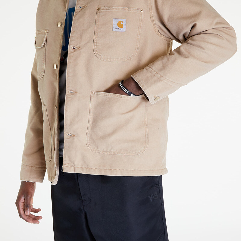 Pánská bunda Carhartt WIP OG Chore Coat Dusty H Brown/ Black